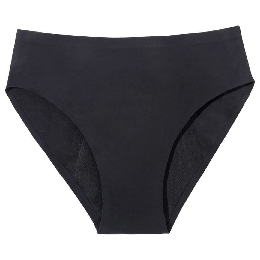 Bodi Fresh Bamboo Brief Period Protection Underwear Black